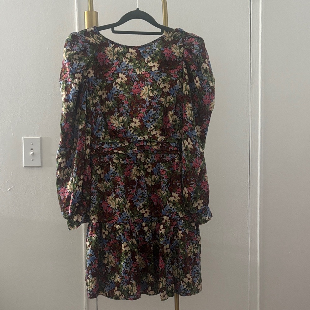 Zara Floral Mini Dress - Multicolor